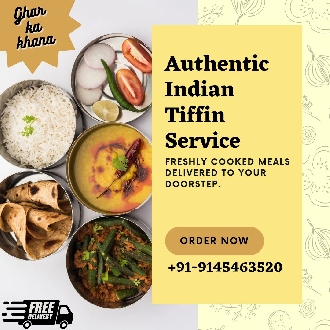 Authentic Indian Tiffin Service Freshly Cooked Meals Delivered to your doorstep.